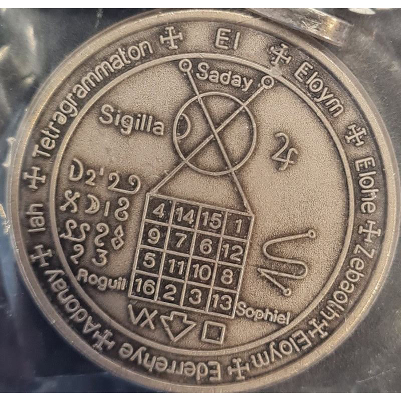 Pentacle 7 planetes argente