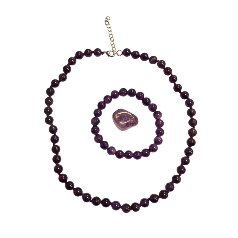 Parure de pierres naturelles - Lot 3