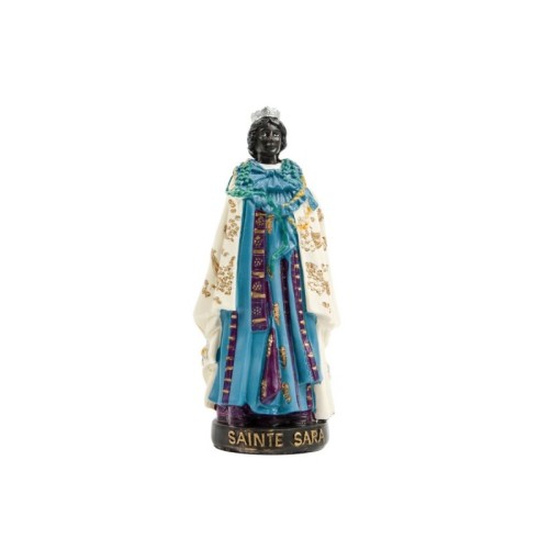 statue en resine peinte a la main de sainte sara plusieurs 12cm